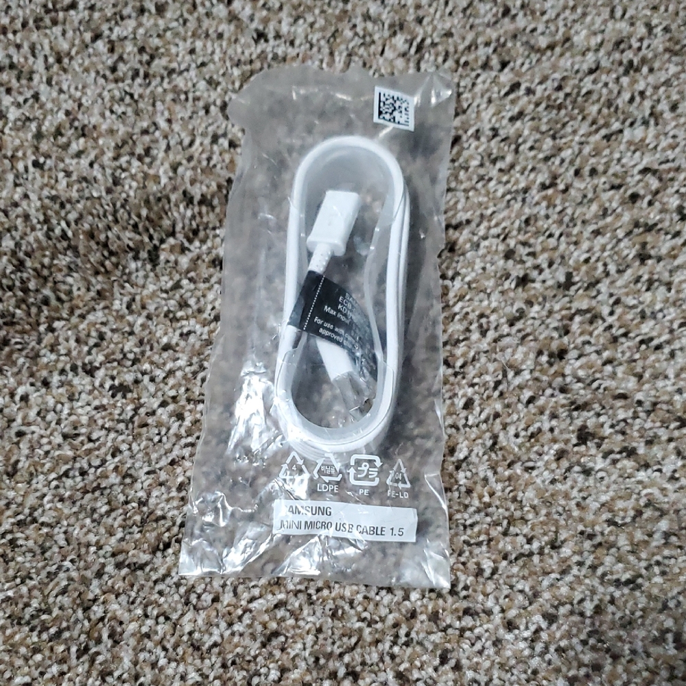Samsung Classic White Micro USB Cable
